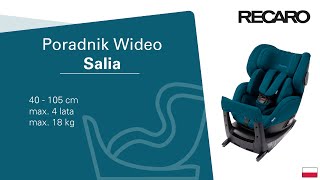 RECARO Salia Poradnik Wideo [upl. by Aehsila]