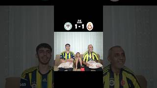 Fanatik Fenerbahçeliler Galatasaray Konyaspor Maçını İzlerse 😱 keşfet fenerbahçe galatasaray gs [upl. by Merrielle]