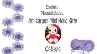 Amigurumi Ganchillo  Mini Hello Kitty  Cabeza 1 de 4 [upl. by Elfstan872]