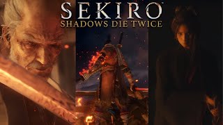 FULL FIGHT  Isshin Ashina amp Emma The Gentle Blade  Sekiro Shadow Die Twice [upl. by Atteyram]