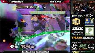 APEX 2014 GF  PPMD Falco vs Mew2king Sheik Marth 60fps [upl. by Edva561]