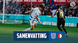 Samenvatting PEC Zwolle  Feyenoord  Eredivisie [upl. by Sikes]