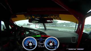 SCCA GT2 2021 Indy Runoffs  Very wet 4 laps [upl. by Akelam]