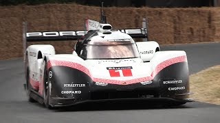 The Record Breaker Porsche 919 Evo at Goodwood Festival of Speed 2018 [upl. by Anaeirb912]