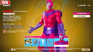 All Magneto Cosmetics Rewards Fortnite [upl. by Hazard174]