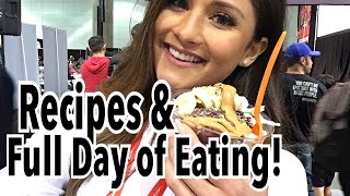 Three Recipes amp One Full Day Of Eating  IFBB Bikini Pro OffSeason IIFYM FDOE [upl. by Krusche]