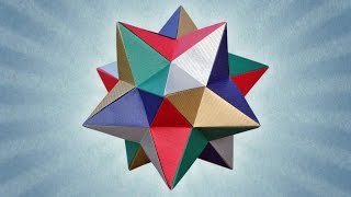 Origami Lesser Stellated Dodecahedron Meenakshi Mukerji [upl. by Dahsraf78]