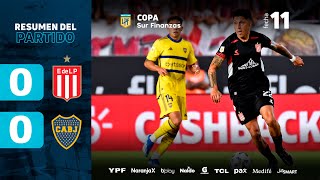 ESTUDIANTES 0  0 BOCA SUSPENDIDO I Resumen del partido I CopaSurFinanzas 2024 [upl. by Myca833]