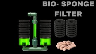 Top Quality Aquarium Bio Sponge Filter  Physical and biological filtration for your fish tank [upl. by Ennoid]