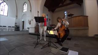 JM Hotteterre  Prelude c minor Ralph Rousseau en Eleonore Pameijer [upl. by Ijneb88]