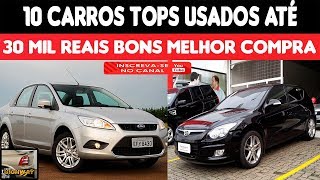 10 Carros Tops Usados até 30 Mil Reais [upl. by Itak901]