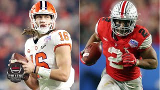 Clemson Ohio State go back and forth in CFP semifinal  College Football Playoff Highlights [upl. by Anaillil]