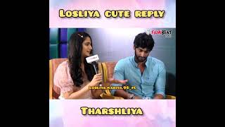 Losliya interview scenecute [upl. by Terb917]