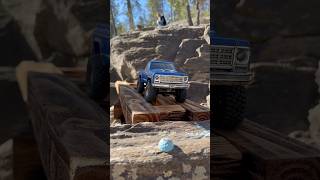 118 scale rc crawler mini comp with Traxxas TRX4M K10 High trail [upl. by Pauly884]