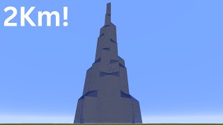 I built a 2Km high skyscraper in Minecraft Aeropolis 2001 [upl. by Eeclehc]