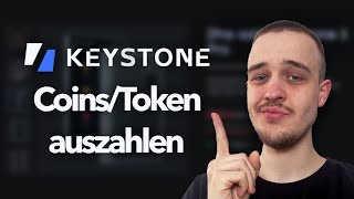 Keystone 3 Pro  CoinsToken auszahlen von deinem Wallet  Schritt für Schritt Tutorial [upl. by Ennairod]