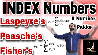 Index number statistics class 11  Laspeyres paasches and fishers index numbers [upl. by Ahsyekat]