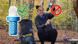 My Favorite Water Filter After 3000 Miles of Backpacking  Sawyer Squeeze  Mini vs Katadyn Befree [upl. by Furnary]