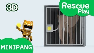 Miniforce Learn shapes  Animal Play  Ranger Rescue Play  Miniforce Kids Play [upl. by Euf]