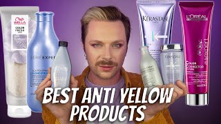 BEST PURPLE SHAMPOOS AND CONDITIONERS  Best Shampoo For Blonde Hair Best Home Toner For White Hair [upl. by Ettevets]