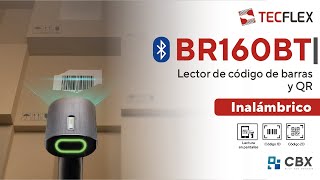 LECTOR DE CÓDIGO DE BARRAS Y QR INALÁMBRICO  BR160BT  CBX [upl. by Adelric711]