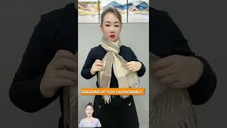 Top Fashion Scarf  Necktie Headscarf Techniques 2024  Master Scarf Styling Art viralscarfshorts [upl. by Ibok]