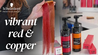 Cozy Copper amp Red Hair Color by Josievilay  Schwarzkopf Professional USA [upl. by Yumuk]