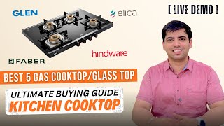 Best Gas CooktopsGlass Tops And Expert Buying Guide  Best 3 amp 4 Burner Gas Stoves 10k15k [upl. by Yaresed681]