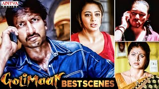 quotGolimaarquot Movie Best Scenes  Hindi Dubbed Movie  Gopichand  Priyamani  Aditya Movies [upl. by Harli]