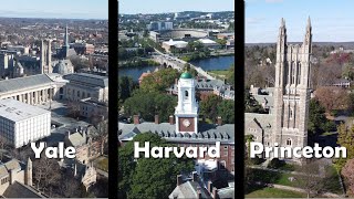 Top 3 Ivy League Campus Tours  Harvard Yale Princeton [upl. by Stichter416]