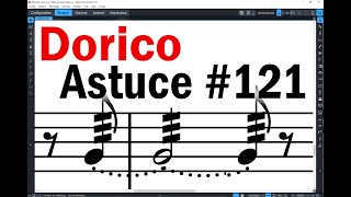 “Les Arcanes de Dorico” — Astuce 121  Masquer un TexteTechnique de Jeu sur une Disposition donnée [upl. by Arrotal]