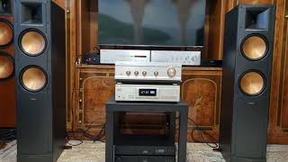 Luxman L500 Sony XA5ES Klipsch RF82ll [upl. by Harmaning]