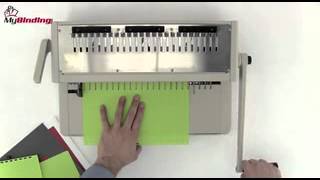 Tamerica DuraBind 242 Plastic Comb Binding System Demo [upl. by Old]