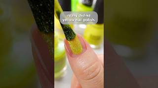 😏calling all yellow nail polish haters 📣 nailpolish nails [upl. by Pegg]