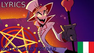 Il Grande Padre dellInferno  ITA LYRIC VIDEO 4K Da HAZBIN HOTEL  Papá Batte Papá  S1E5 [upl. by Llibyc]