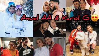 Anuel AA amp Karol G 💍❤️ Conoce su historia de amor❤️ [upl. by Utica]