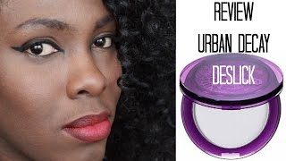 URBAN DECAY DESLICK MATTIFYING POWDER REVIEW  FLAIRELLE [upl. by Davis]