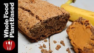 Best Plant Based Vegan Banana Bread  Refined Sugar Gluten and Oil Free [upl. by Attelrahc]