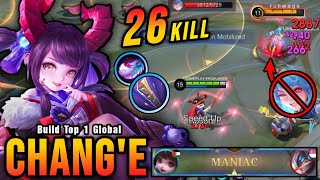 100 IMMORTAL 26 Kills Change Golden Staff Build Almost SAVAGE  Build Top 1 Global Change  MLBB [upl. by Tayib]