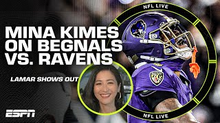 Lamar Jackson SHOWED why hes the MVP favorite  Mina Kimes reacts to BengalsRavens  NFL Live [upl. by Lerner974]