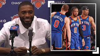 Mikal Bridges FULL Knicks Introductory Press Conference [upl. by Thirion]