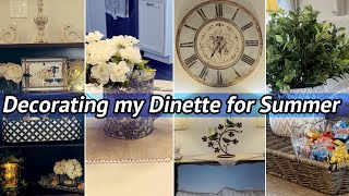 Decorate my Summer Dinette Area  Decorate With Me  Relaxing  No Talking  Summer Decoration Ideas [upl. by Shaff]