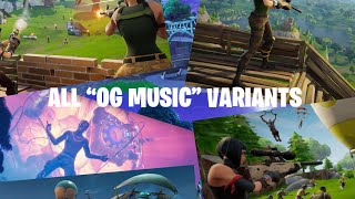 Fortnite  All “OG Music” Variants Update [upl. by Letnuhs783]