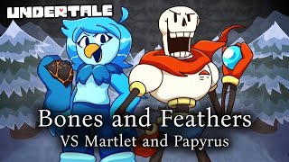 Bones and Feathers  VS Martlet and Papyrus Battle Theme Undertale x Undertale Yellow [upl. by Duyne]