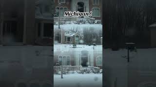 I Survived the CRAZIEST Michigan Snow Storm [upl. by Barrada]