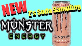 ULTRA PEACHY KEEN MONSTER ENERGY ZERO SUGAR Zs Soda Sampling 89 Youtube [upl. by Lipman]