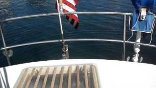 START amp PROP WASH Yanmar GM30F marine diesel on S2 92 sailboat 30 [upl. by Amo]