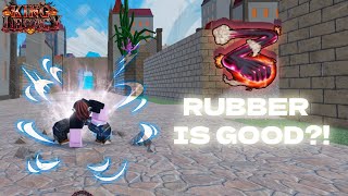 Who Said Rubber was BAD 👒 King Legacy PVP [upl. by Ennayk]