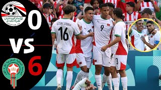 ¡Medalla de Bronce y Goleada Egipto vs Marruecos 06 Goles y Resumen  Juegos olímpicos 2024 [upl. by Ahsiyt]