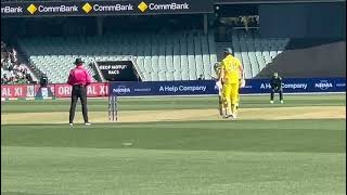 Shaheen Shah Afridi bowling moments 2nd ODI Pakistan vs Australia Match Adelaide Oval [upl. by Etnoved]